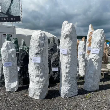 Zahradní dekorace Monolit Purple Wave 1 ks 91 kg a 90 cm