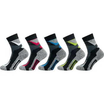 Pánské ponožky Termo ponožky Novia Silvertex 1254 šedočerné s bílou velikosti ponožek: 26-27 ( EUR vel. 39-41)