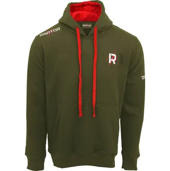Pánská mikina RAPTOR BOATS Raptor rybářská mikina s kapucí pánská zelená Valikost: L