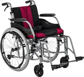 Invalidní vozík Timago Premium 48 cm černá/bordó