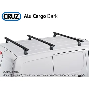 Střešní nosič Fiat Ducato 94-, Cruz Alu Cargo Dark