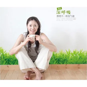 Samolepící dekorace Samolepky na zeď - pruh vzrostlé trávy