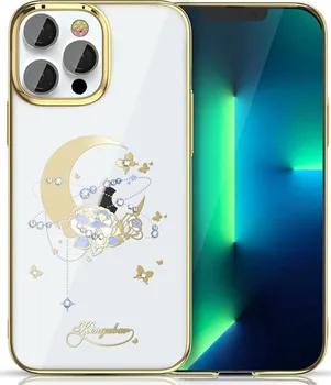 Pouzdro na mobilní telefon Kingxbar Moon Series pro Apple iPhone 13 Pro Flower gold