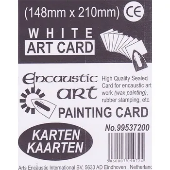 Umělecký papír Encaustic Art Karton A5 na Enkaustiku bílý (20ks)