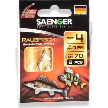 8ks - Hotový Návazec Saenger na Dravce Raubfisch Velikost 1/0
