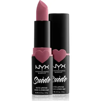 Rtěnka NYX Professional Makeup Suede Matte Lipstick matná rtěnka odstín 28 Soft Spoken 3.5 g