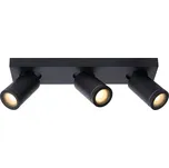 Lucide 09930/15/30 stropní bodové svítidlo 3x5W | LED GU10 | 3x320lm | 2200K/3000K | IP44 - žárovka je součástí balení, černá, nastavitelné, stmívatelné, CCT + Sada inteligentní žárovky E14 s dálkovým ovladačem - RGB, WiZ