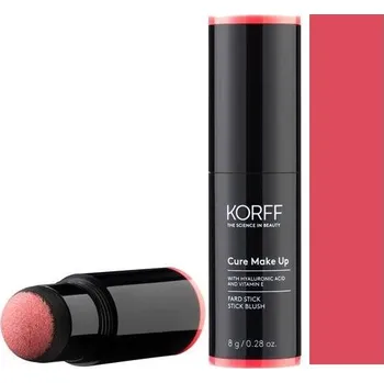 Tvářenka Korff Cure Make Up Stick Blush tvářenka v tyčince s pěnovým aplikátorem 8 g 02
