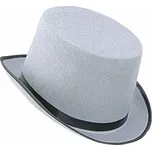 Šedý filcový cylindr