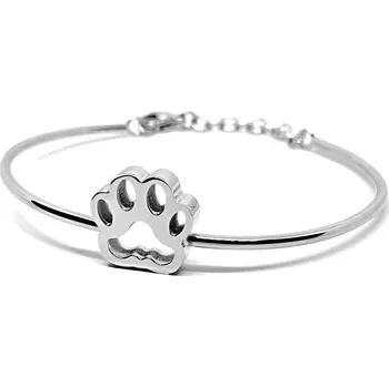 Náramek Kočičí paní Náramek s kočičí tlapkou - chirurgická ocel