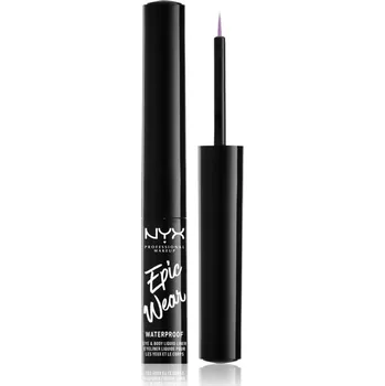 Oční linky NYX Professional Makeup Epic Wear Liquid Liner tekuté linky na oči s matným finišem odstín 06 Lilac 3.5 ml