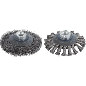 Drátěný kartáč Wolfcraft kuželový drátěný kartáč 100mm cop M14 2153000