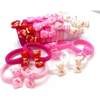 Dětské gumičky do vlasů Kočička(2ks) G037