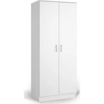 Šatní skříň Skříň dvoudvéřová kombinovaná bílá IVA K2 POL 200