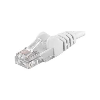 Síťový kabel PremiumCord Patch kabel UTP Cat5, 1m bílý