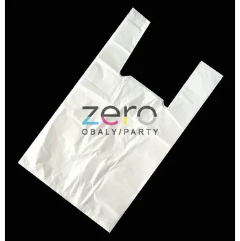 Taška 4 kg 25+12x44 cm (12 µm) - bílá