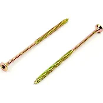 Vrut Univerzální vrut do dřeva 6x160/70 TORX zinek žlutý (Univerzální vrut TORX částečný závit)