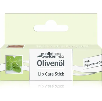 Péče o rty Dr. Theiss Olivenöl balzám na rty s mátovým olejem 5 g