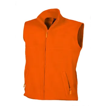 Pánská mikina Vesta fleece oranžová Velikost: M
