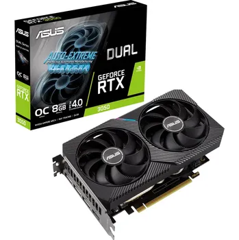 Grafická karta ASUS Dual GeForce RTX 3050 OC Edition 8 GB (90YV0HH0-M0NA00)