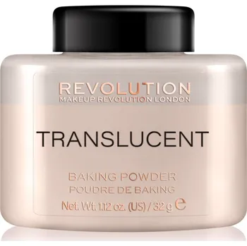 Přípravek na tvář Revolution Baking Powder sypký pudr odstín Translucent 32 g