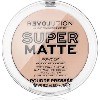 Pudr Revolution Relove Super Matte Powder matující pudr odstín Vanilla 6 g