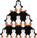 Goki Dřevěná skládací hra tučňáci 18 ks