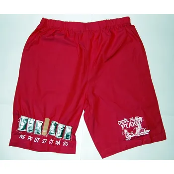 Trenýrky s kondomy - Chcípl mi pták Barva: červená, Velikost: M