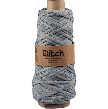 Příze Borgo de Pazzi Glitch 12 Šedá (Šňůra Glitch 12 Šedá)