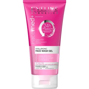 Eveline Cosmetics FaceMed+ čisticí gel 3 v 1 s kyselinou hyaluronovou 150 ml