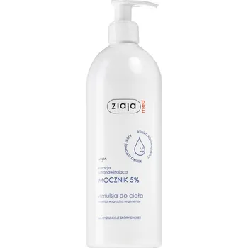 Tělový krém Ziaja Med Ultra-Moisturizing with Urea regenerační emulze pro hydrataci a vyhlazení pokožky (5% Urea) 400 ml