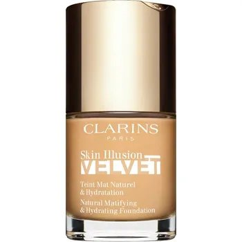 Make-up Clarins Skin Illusion Velvet tekutý make-up s matným finišem s vyživujícím účinkem odstín 105.5W 30 ml