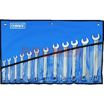Klíč Sada očkoplochých klíčů ve vinylovém pouzdře DIN 3113 - NAREX, 230406.612-3113, 12-dílná /8-22/
