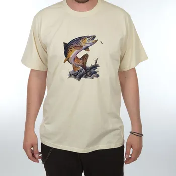 Žertovný předmět Tričko - Pstruh nad hladinou Velikost: L