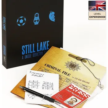 Desková hra iDventure Detective Stories. Case 3 - Still Lake