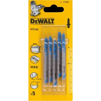 Pilový plátek DeWalt pilový list na kov 76mm, 5ks DT2160