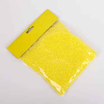 Perličky polystyrén pr.0,4cm/10g žlutá