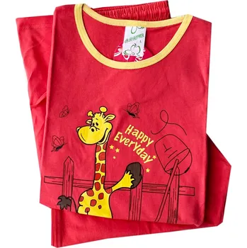 Dámské oblečení C-Lemon Pyžamo dámské 3/4 kalhoty Clemon AH26-626 Barva: Červená, Velikost: M