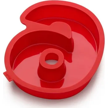 Nádoba na pečení Silikonová forma na dort ve tvaru čísla 6, červená - Lékué