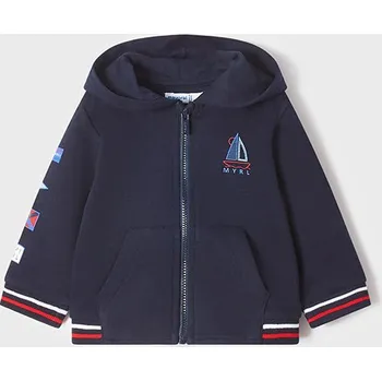 Chlapecká mikina s kapucí Mayoral 1406 modrá Rozměr: 74