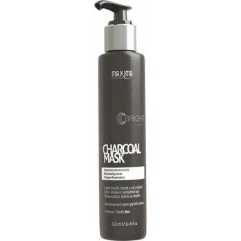 Vlasová regenerace Maxima Charcoal rozjasňující maska pro blond 250 ml