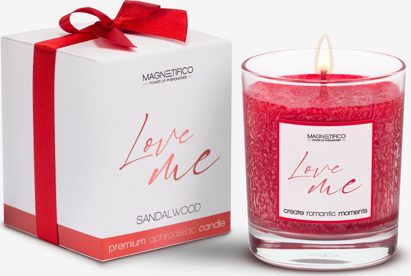 Afrodiziakální svíčka Love me - Sandalwood