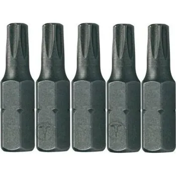 Bit 5x Šroubovací BIT Makita Profi - T15, 25mm, 1/4" (P-48088)