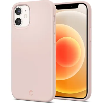 Pouzdro na mobilní telefon Spigen Cyrill Silicone Case pro Apple iPhone 12 mini růžový
