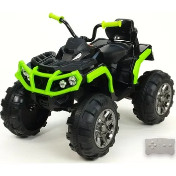 Dětské elektrovozidlo Čtyřkolka Predator s 2,4G, čalouněná sedačka, EVA kola, zelená