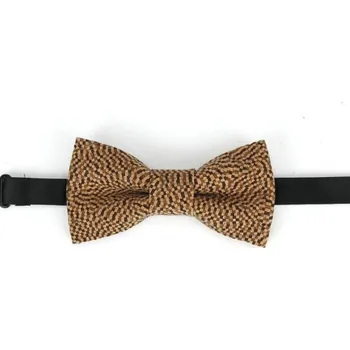 Motýlek Dřevěný korkový motýlek - Kostičky