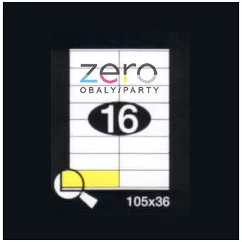 Etiketovací kleště Etikety laserové SMART 105 x 36 mm (1600 etiket) - bílé