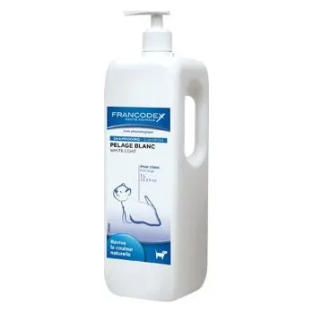 Kosmetika pro psa Francodex Šampon bílá srst pes 1L