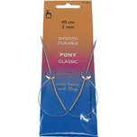 Pony Kruhová jehlice 40 cm 2 mm