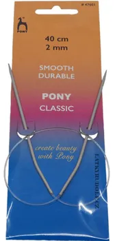 Jehlice Pony Kruhová jehlice 40 cm 2 mm